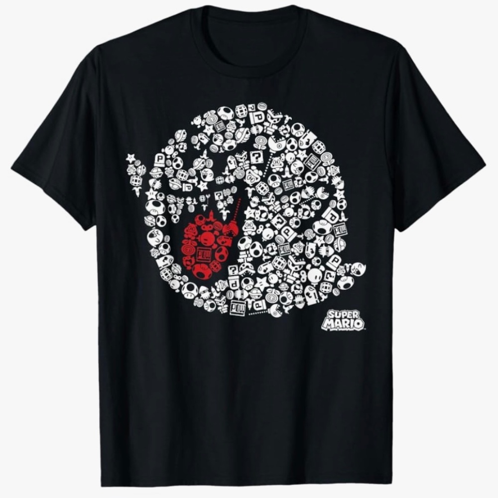 Nintendo Super Mario Iconic Boo Portrait Graphic T-Shirt